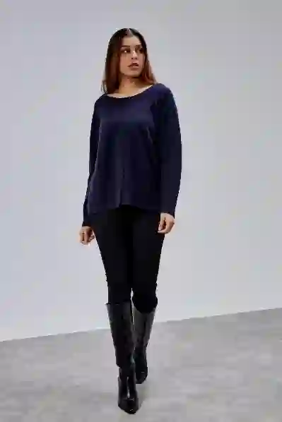 Resim PRIVATI FRENZE KADIN BİSİKLET YAKA KAZAK PU20