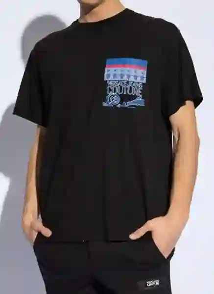 Resim VERSACE JEANS COUTURE ERKEK T-SHIRT 76 GAH6RB