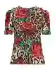 Resim DOLCE&GABBANA GÜL DESEN KADIN BLUZ F7ZY1T-FSRKK
