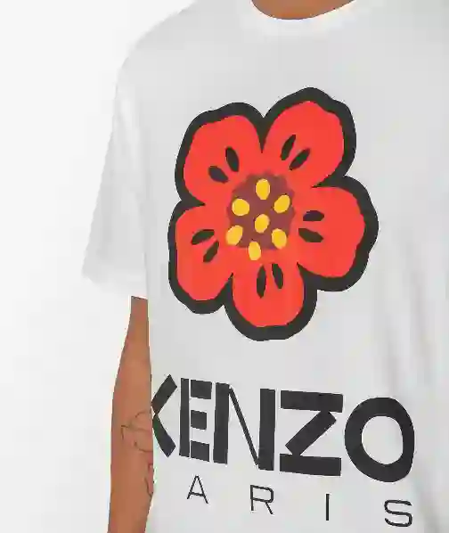 Resim KENZO BASKILI ERK T-SHIRT FPD55TS4454SO