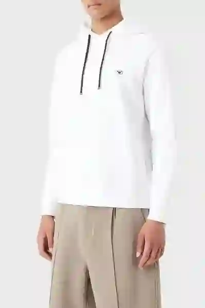 Resim EMPORIO ARMANI KAPÜŞONLU ERKEK SWEATSHIRT 8N1MDO 1JHSZ