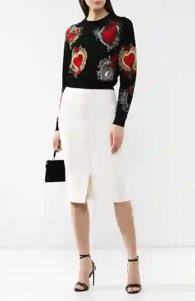 Resim DOLCE&GABBANA KADIN DESENLİ KAZAK FX435T