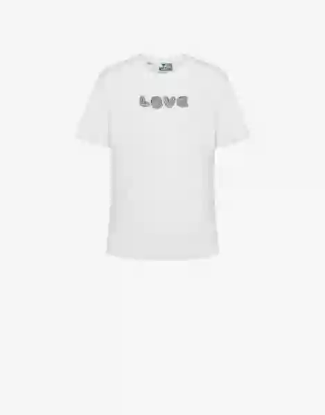 Resim L.MOSCHINO KADIN T-SHIRT K. LOVE D.