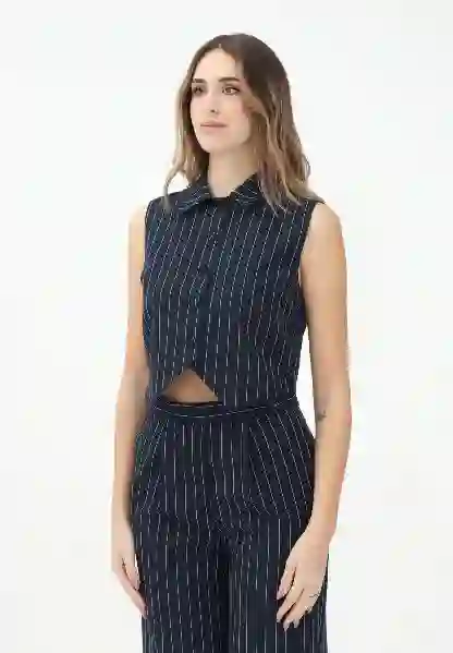 Resim VİCOLO YAKALI KADIN YELEK TD0056