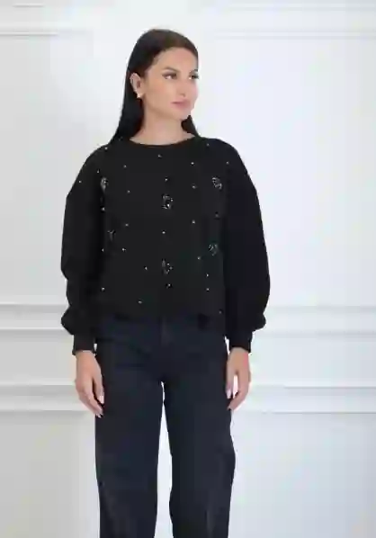 Resim VİCOLO KADIN SWEATSHIRT RS0003