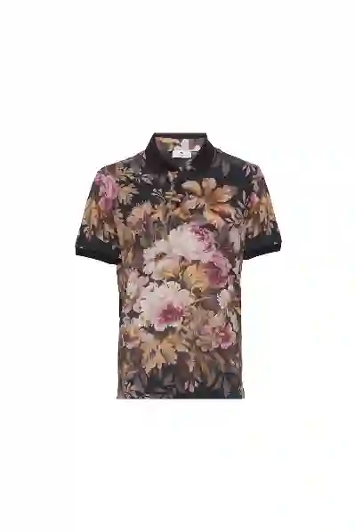 Resim ETRO ÇİÇEK DESEN POLO YAKA ERKEK T-SHIRT 1Y800/9269
