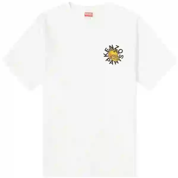 Resim KENZO PORTAKAL İŞLEMELİ ERKEK T-SHIRT FE55TS1904SG