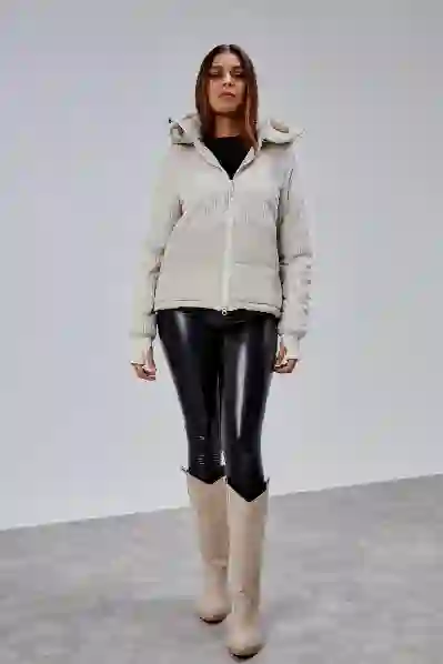 Resim SMILING LONDON KAPÜŞONLU KADIN MONT SLI5GB026187D