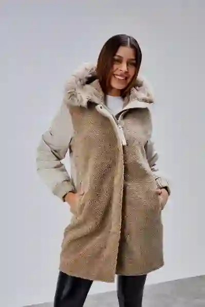 Resim AFF 552D  KADIN KÜRKLÜ MONT